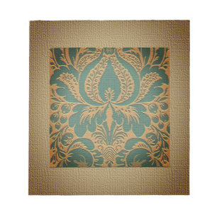 Elegant Damask Moederdag Notitieblok