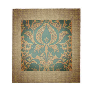 Elegant Damask Moederdag Notitieblok