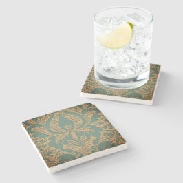 Elegant Damask Moederdag Stenen Onderzetter