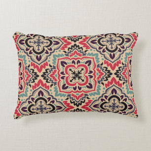 Elegant Damask: naadloze textuur Accent Kussen