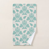 Elegant Damask Pattern Bad Handdoek (Handdoek)