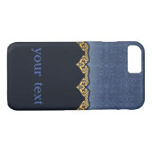 Elegant Damask Pattern Case-Mate iPhone Case (Achterkant (Horizontaal))