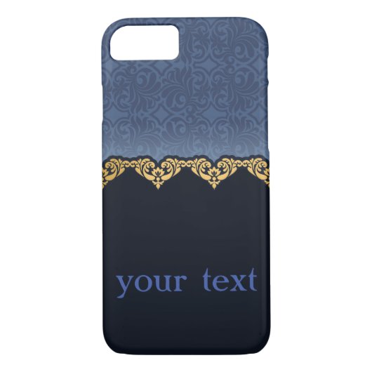Elegant Damask Pattern Case-Mate iPhone Case (Achterkant)