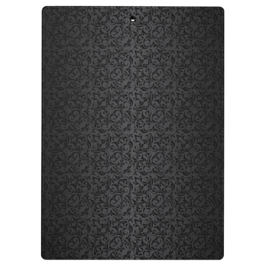 Elegant Damask Pattern | DIY-monogram Klembord (Achterkant)