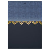 Elegant Damask Pattern Klembord (Achterkant)