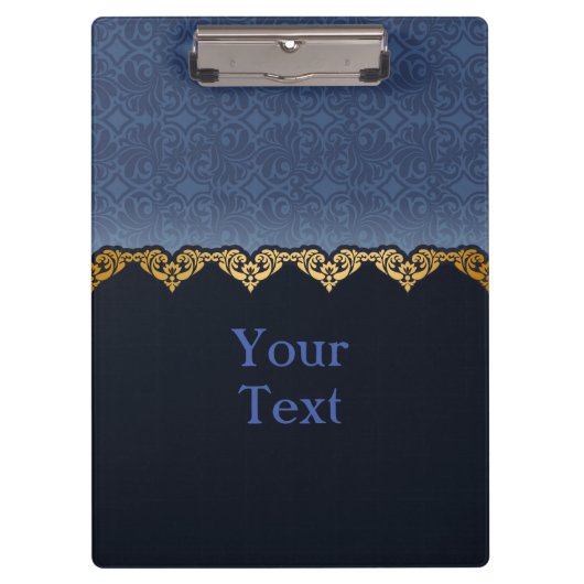 Elegant Damask Pattern Klembord (Voorkant)