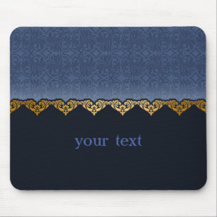 Elegant Damask Pattern Muismat