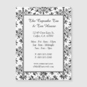Elegant Damask Pattern Restaurant Custom Card (Voorkant)