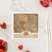  Elegant Damask Rozen servetten (Insitu)