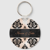 Elegant damask sleutelhanger (Voorkant)