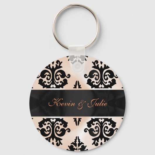 Elegant damask sleutelhanger (Voorkant)