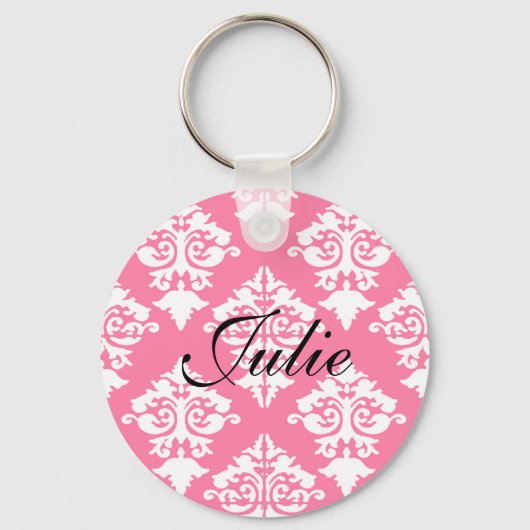 Elegant damask sleutelhanger (Voorkant)