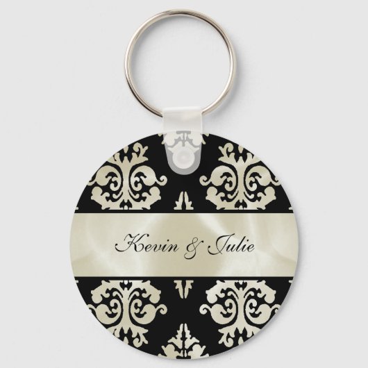 Elegant damask sleutelhanger (Voorkant)
