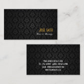 Elegant Damask Style Visitekaartje (Voorkant / Achterkant)