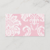 Elegant Damask Table Place Card Holders Plaatskaartje (Achterkant)
