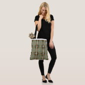 Elegant Damask Tote Bag (Op model)