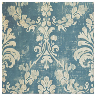 Elegant  Damask Verdrietig Patroon Stof