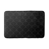 Elegant Damask  Victoriaans zwart Badmat (Voorkant)