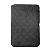 Elegant Damask  Victoriaans zwart Badmat (Voorkant Verticaal)