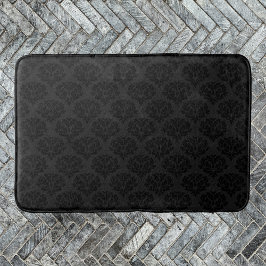 Elegant Damask  Victoriaans zwart Badmat