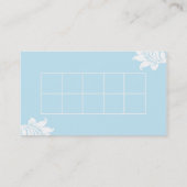 Elegant Damask Visitekaartje (Achterkant)