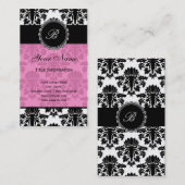 Elegant Damask Visitekaartje (Voorkant / Achterkant)