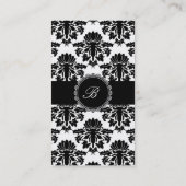 Elegant Damask Visitekaartje (Achterkant)