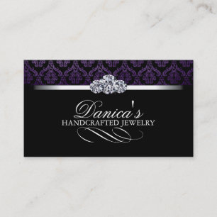 Elegant Damask Visitekaartjes