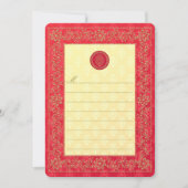 Elegant Damask Wedding - Uitnodiging/Notecard Kaart (Voorkant)