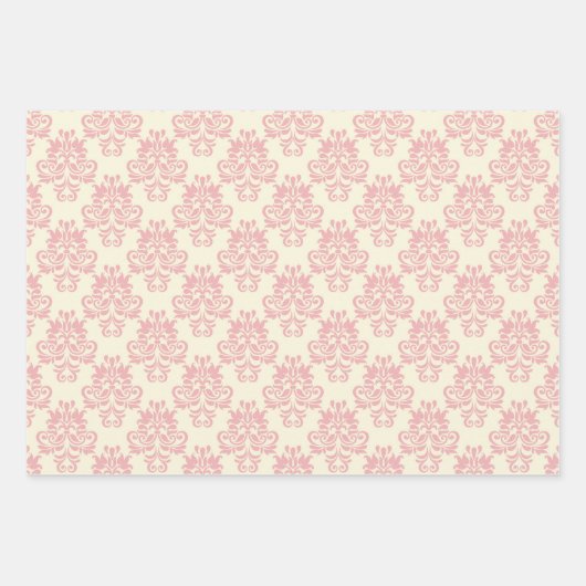 Elegant Damask Wrapping Paper (Voorkant 3)