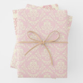 Elegant Damask Wrapping Paper (In situ)