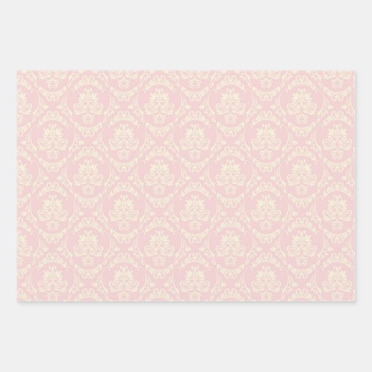 Elegant Damask Wrapping Paper (Voorkant)