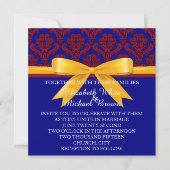 Elegant Damaskers Wedding Uitnodiging (Voorkant)