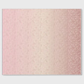 Elegant Damasontwerp | Roos Roze Cadeaupapier (Vlak)