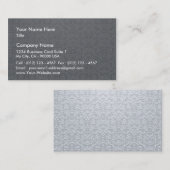 Elegant damaspatroon en gouden wervelkolom visitekaartje (Voorkant / Achterkant)