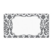 Elegant damast label (Voorkant)