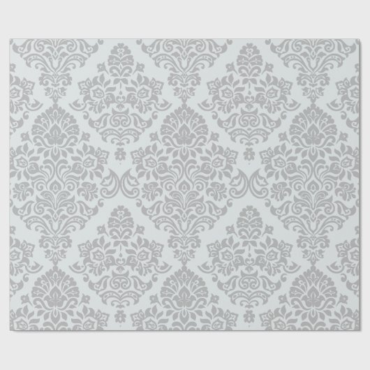 Elegant damastpatroon cadeaupapier (Vlak)