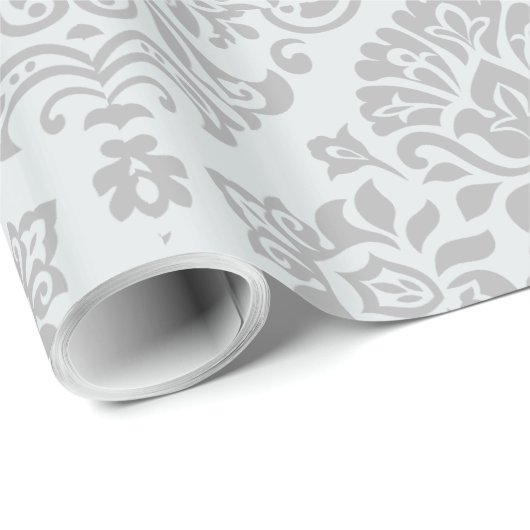 Elegant damastpatroon cadeaupapier (Rol Hoek)
