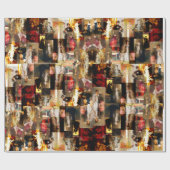 Elegant  Dames Collage Cadeaupapier (Vlak)