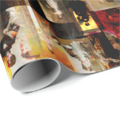 Elegant  Dames Collage Cadeaupapier (Rol Hoek)