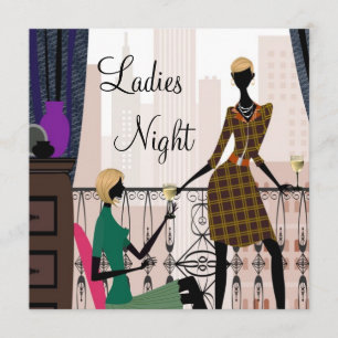 Elegant Dames Night Out Kaart