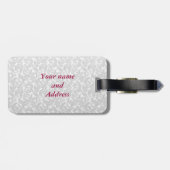 Elegant damesglittery high heel hiel op maat bagagelabel (Achterkant horizontaal)