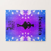 Elegant Dance Puzzle met naam danser Legpuzzel (Horizontaal)