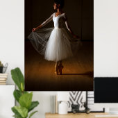 Elegant Dancer Poster (Thuiskantoor)