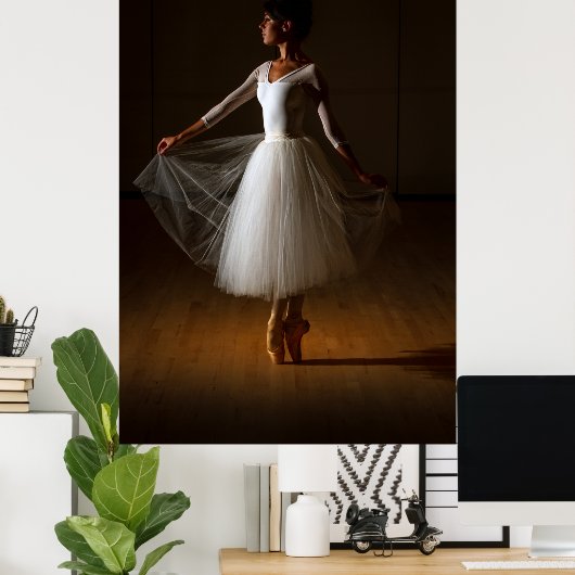 Elegant Dancer Poster (Thuiskantoor)
