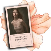 Elegant Dancer Professionele Foto Visitekaartje