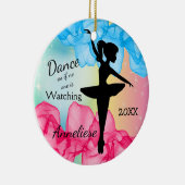 Elegant Dancing Ballerina Keramisch Ornament (Rechts)