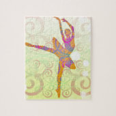 Elegant Dancing Ballerina Legpuzzel (Verticaal)