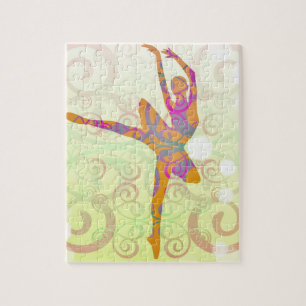 Elegant Dancing Ballerina Legpuzzel