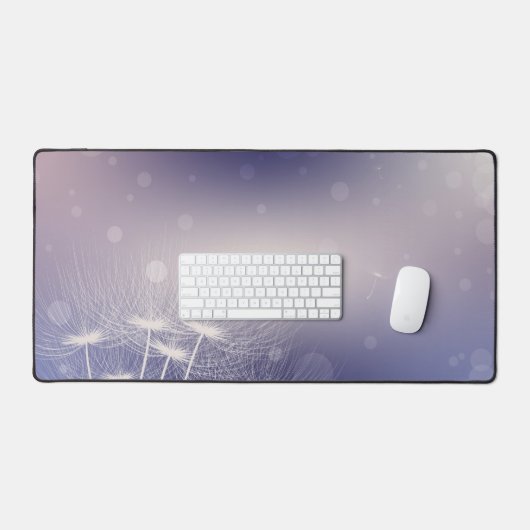 Elegant Dandelion Desk Mat (Keyboard & Muis)